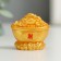Polystone souvenir "Cup with coins" 4x3.5 cm
