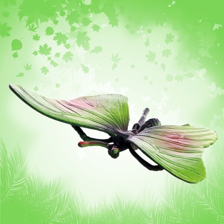 Set of insects "Forest", 8 figures, length 12 cm-5