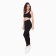 Female leggings, black color, size 46