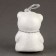 A toy of foam "Bear" with a brilliant bow, 10 cm