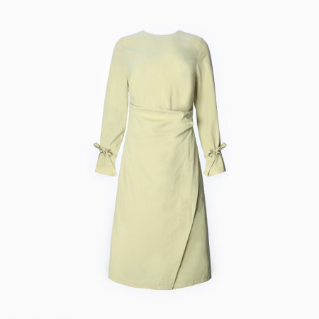 Women's dress minku: casual collection olive color, river 48-2