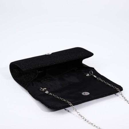 Magneta bag bag, long chain, black color-4