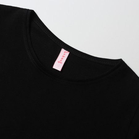 Longslit for a girl, black color, height 140 cm-1