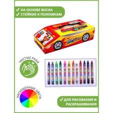 Wax crayons 12 colors Colokit 
