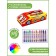Wax crayons 12 colors Colokit "machine", a advanced box - case