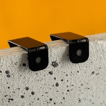 Hanger on the door "man" 9x4.5x4cm, black-2