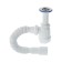 Siphon for the Aquant, 1 1/4 sink, with an elongated neck, with a flexible pipe 40x40/50 mm