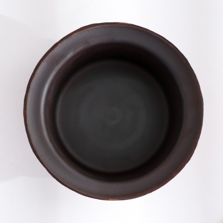 Coconut for julienne with a lid 0.2 l, 8x10x10 cm, Angob-4