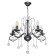 Lada chandelier, size 53x70x53 cm, 300W 5xe14