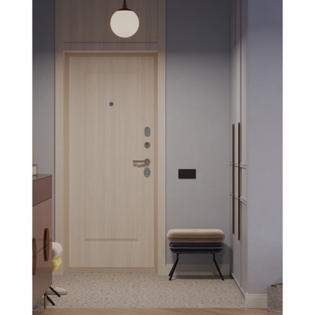 PEA PEA, 497 × 403 × 425 mm, velor, beige color / dark blue-1