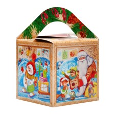 New Year. Gift set of sweets 