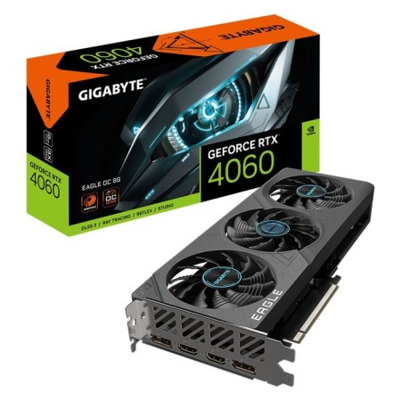 Gigabyte PCI-E 4.0 GV-N406060EAGLE OC-8GD NVIDIA GEFORCE RTX 4060 8GB 128BIT GDDR6 106852-6