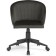 Computer chair Plastic/velor, black/graphite 59x60x78 cm