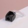 Cosmetic sharpener, with a lid, black color