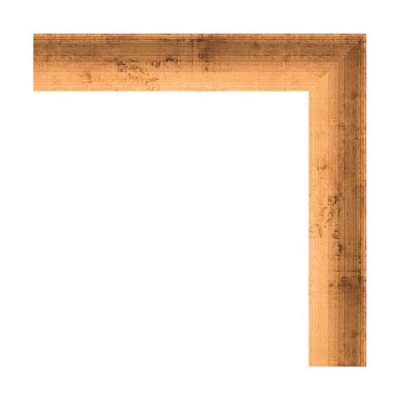 Mirror in the baguette frame - red bronze 37 mm, 60 x 80 cm, evoForm-5