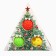 Gift New Year's set of developing tactile balls "Christmas tree", 3 pcs.