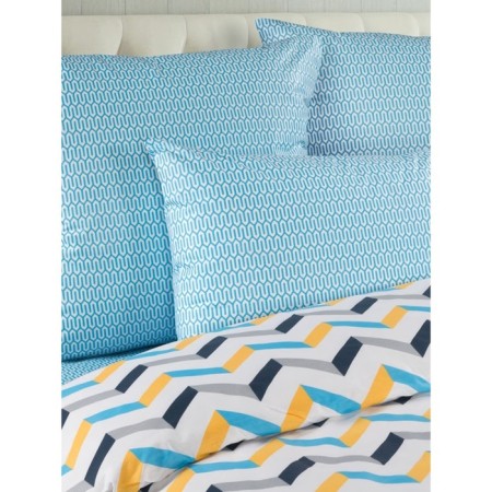 Bed linen 1.5 joint venture Colorful Geometry, size 150x214 cm, 143x215 cm, 70x70 cm - 2 pcs-2