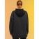 Female hoodies, size 44, black color