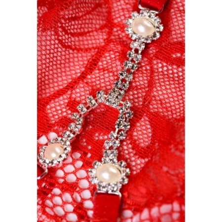 Panties with rhinestones Joli aileen, red color, size OS-5