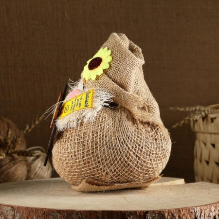 Orak-Domova "Vasek on a burlap, with an ax and money", 23x16x14 cm mix-1