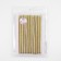 Gum with glitter, 10 mm, 10 ± 1 m, white/gold color