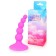 Anal stimulator Cosmodream Christmas tree, without vibration, silicone, 95 x 24 mm, pink