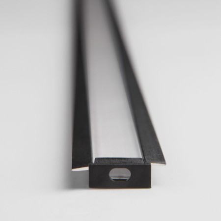 Built-in aluminum profile for Elektrostandard, LL-2-ALP007, 2 m, black color-2