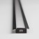 Built-in aluminum profile for Elektrostandard, LL-2-ALP007, 2 m, black color