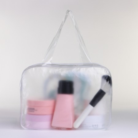 Lightning cosmetic bag, transparent color-1