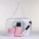 Lightning cosmetic bag, transparent color