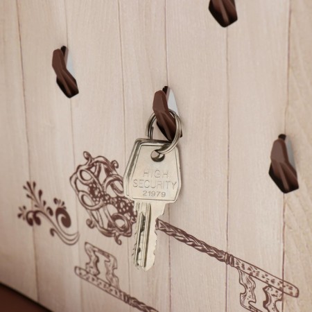 Key closed "Happiness" 26.5x31.5 cm nut-3