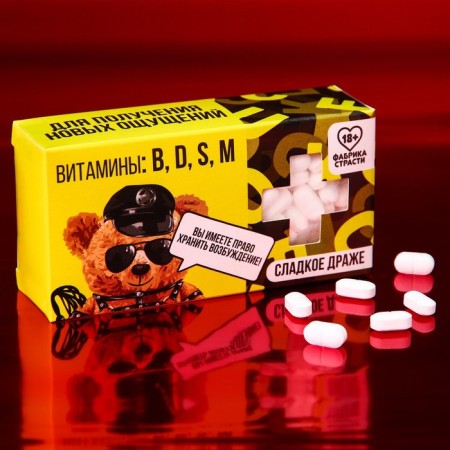 Confets-tablets "Vitamins", 100 g (18+)
