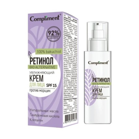 Facial cream against wrinkles Compliment moisturizing, 50 ml