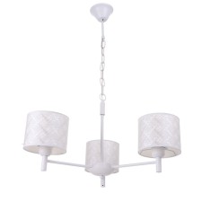 Chandelier 1092/3wt 40W E27 white 60x60x36-76 cm Bayerlux