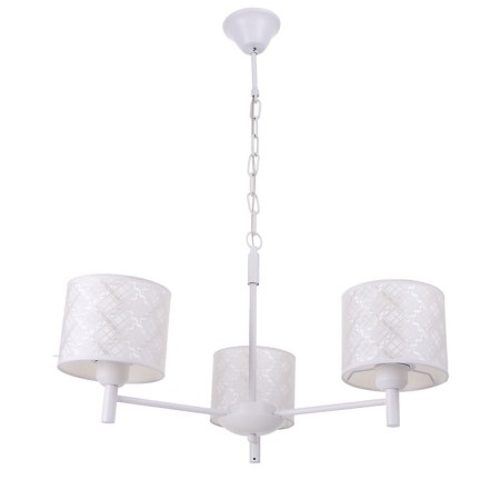 Chandelier 1092/3wt 40W E27 white 60x60x36-76 cm Bayerlux