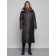 Coat insulated winter female, size 44, black color