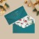A set of gift envelopes “Happy New Year”, 8 pieces, software touch, embossing, 19 x 9.2 cm, New Year