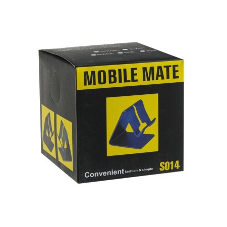 A phone stand, with a connector for the wire, metal, black-4