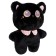 Soft toy "cat", 23 cm, black color