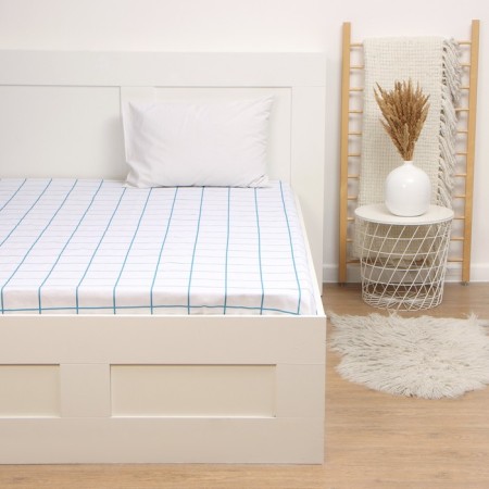 Sheet Ethel "Cell" 150x214 cm, 100% cotton, calico