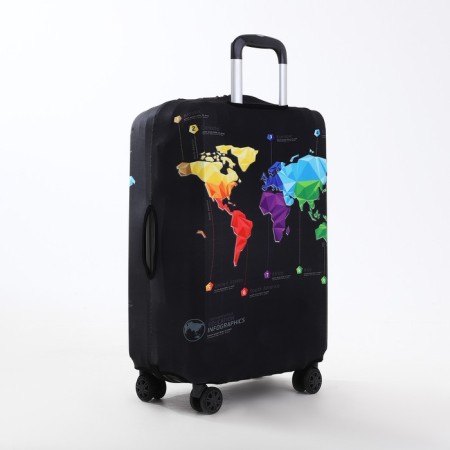 Case for a suitcase 28 ", black color/multi -colored-1