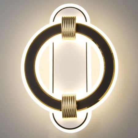 Bra "Circle" LED 31W 4000k black and white 26x19x5 cm-1