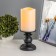 Nightmare "candle on a stand" LED from batteries 2haa black 11x11x28 cm