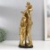 Souvenir Polystone "Strong Family" Gold 44x15x13 cm