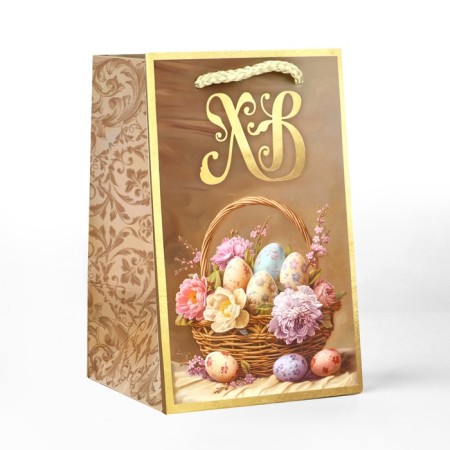 Gift package for Easter cake, eggs, 10 × 16 × 10 cm