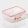A set of lunch boxes of plastic rectangular "Polyanka", 3 pcs: 150 ml, 300 ml, 500 ml, color mix