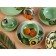 Ceramic mug "avocado", 350 ml, white color
