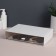 Organizer for storage "BASIC", 1 section, 23 × 17 × 5 cm, white/transparent color