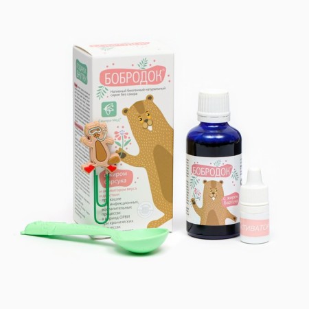 Bobroda Smuzi-Condenter-sirop with Barsuka fat, 2 pcs. 50 ml-1