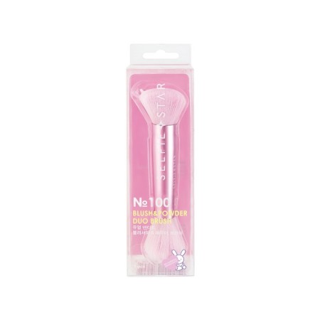 Selfie Star makeup brush, bilateral, for blush and powder, No. 100